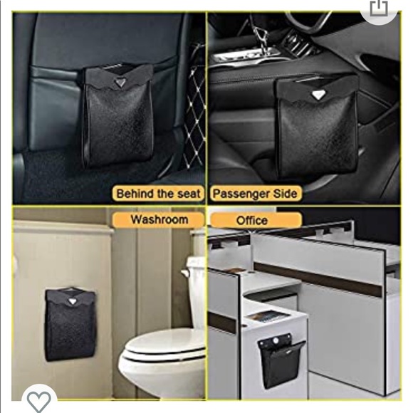 Smart LED Car Trash Can Waterproof Garbage Bag - Picture 2 of 4